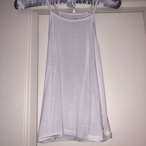 AMERICAN EAGLE WHITE CROP TOP TANK